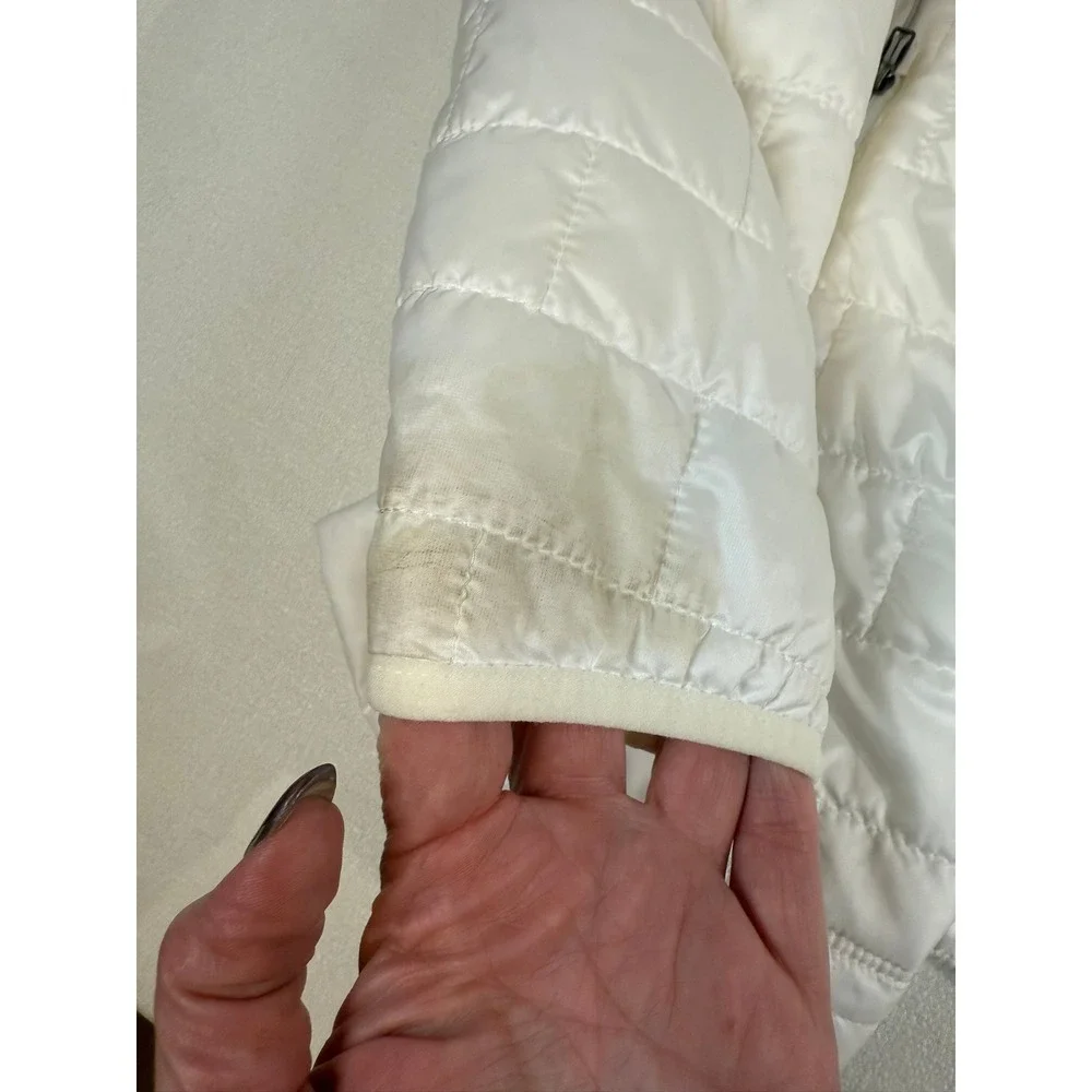 Patagonia Womens White Full Zip Quilted Insulated Jacket Puffer Coat - Picture 4 of 8